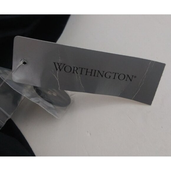 NWT Worthington Stretch Women's Black Short Sleeve Blazer Jacket Size Large - Picture 5 of 9